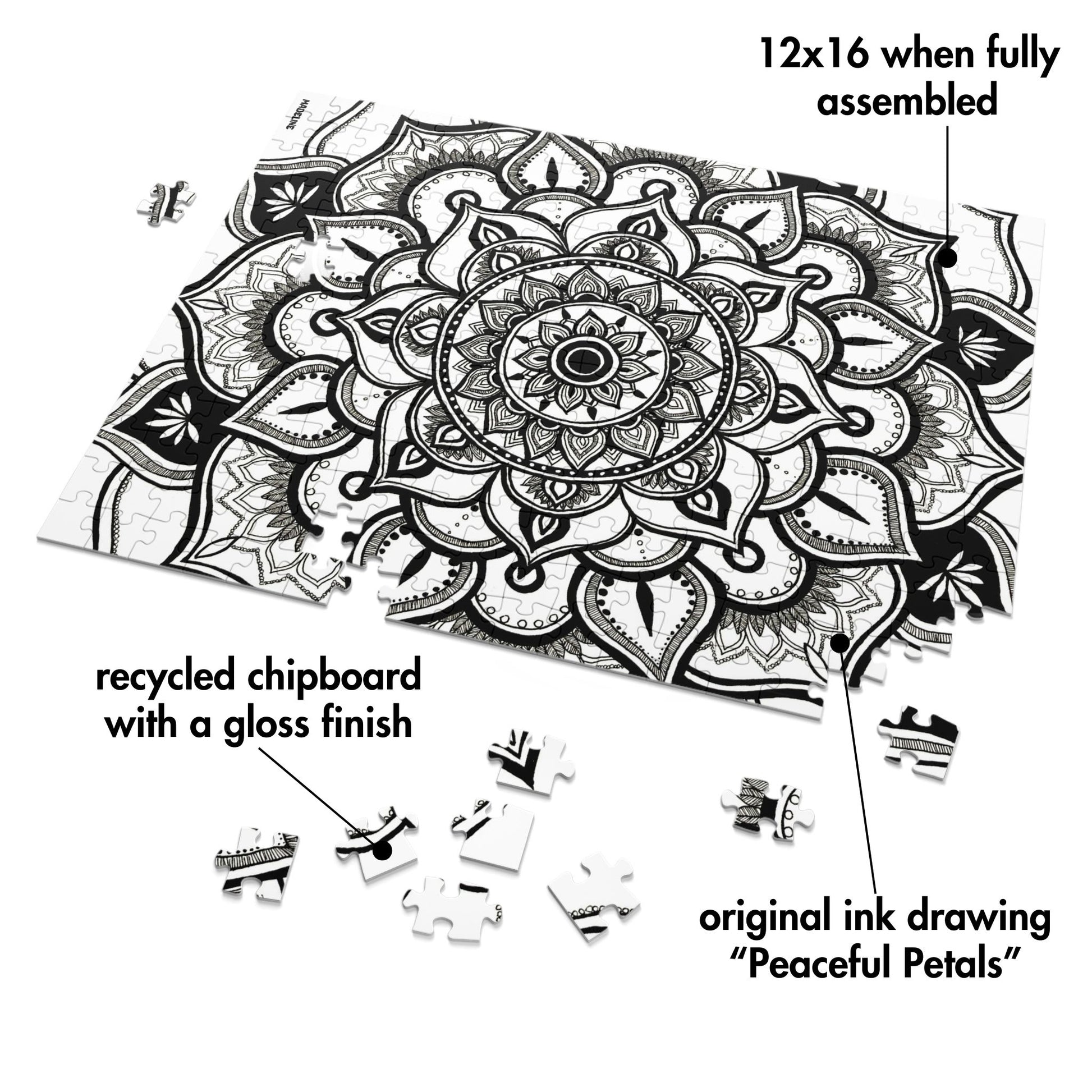 Peaceful Petals - Art Jigsaw Puzzle (XAOS)
