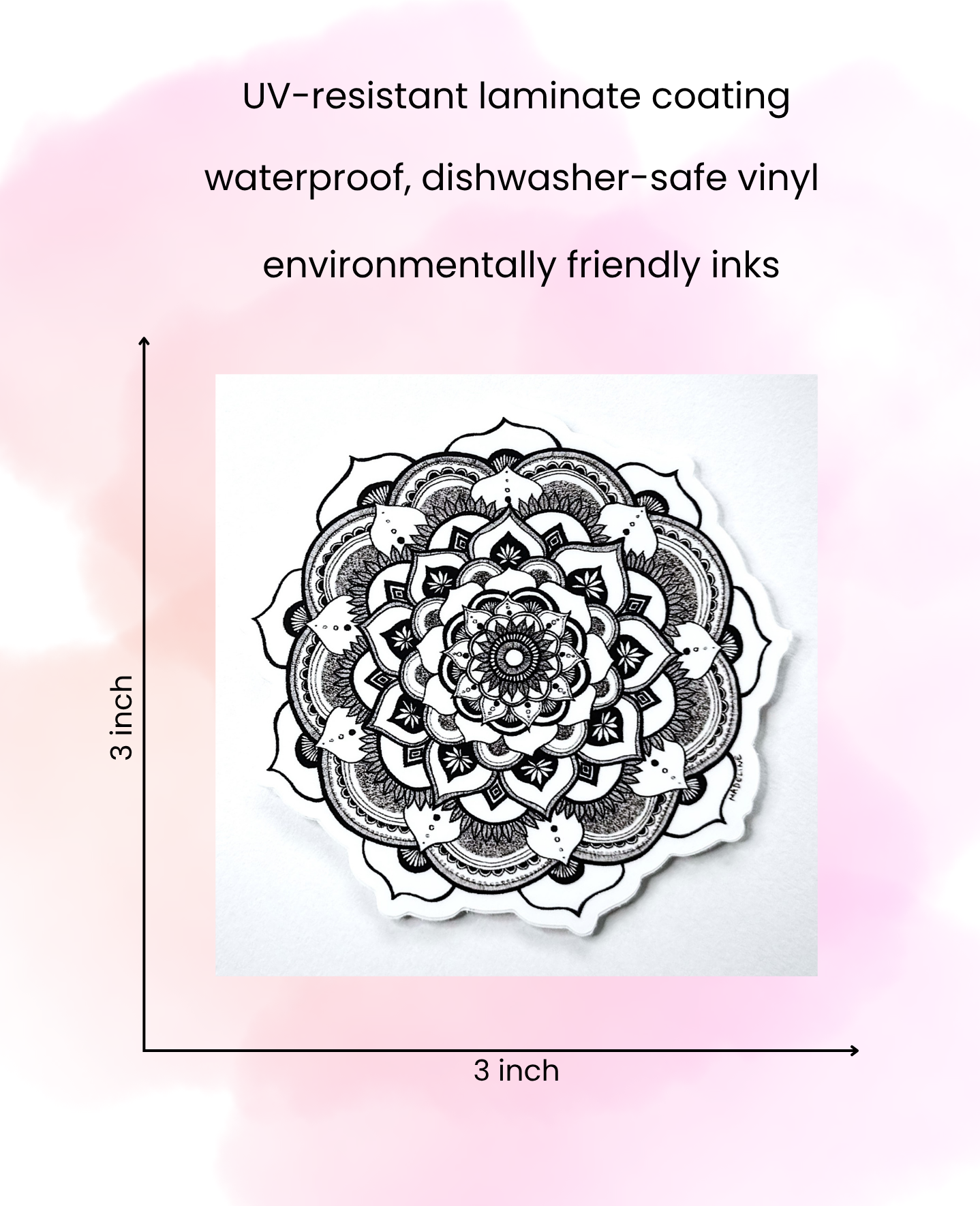 Kaleidoscope Vinyl Sticker