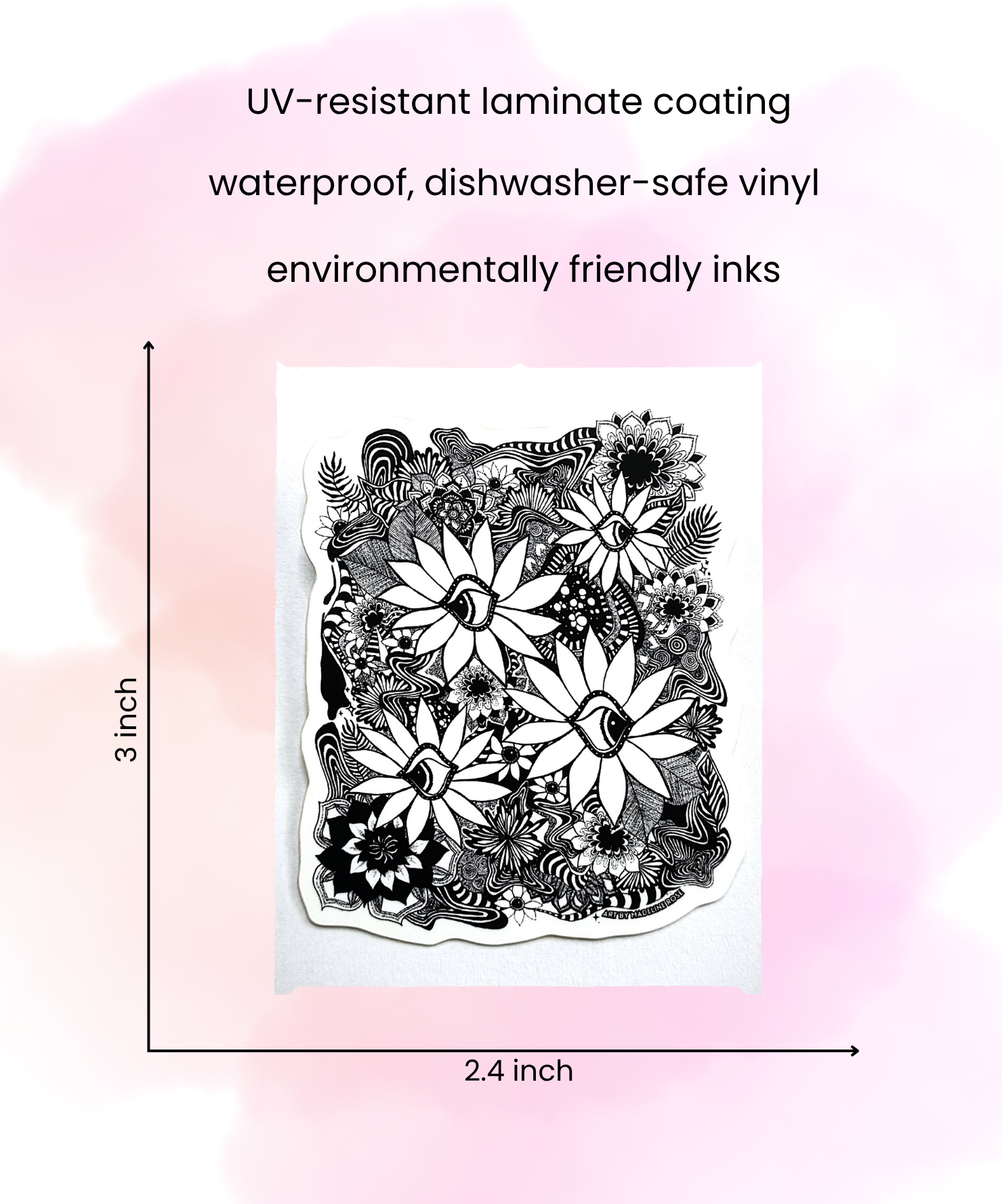 Daisy Dreamscape Vinyl Sticker