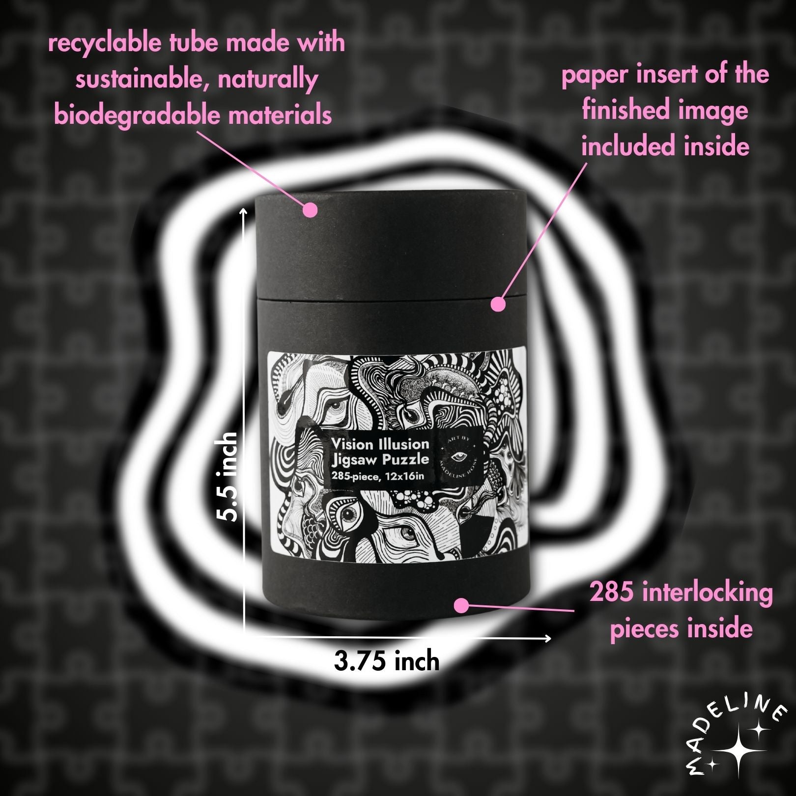 Vision Illusion - Art Jigsaw Puzzle (XAOS)