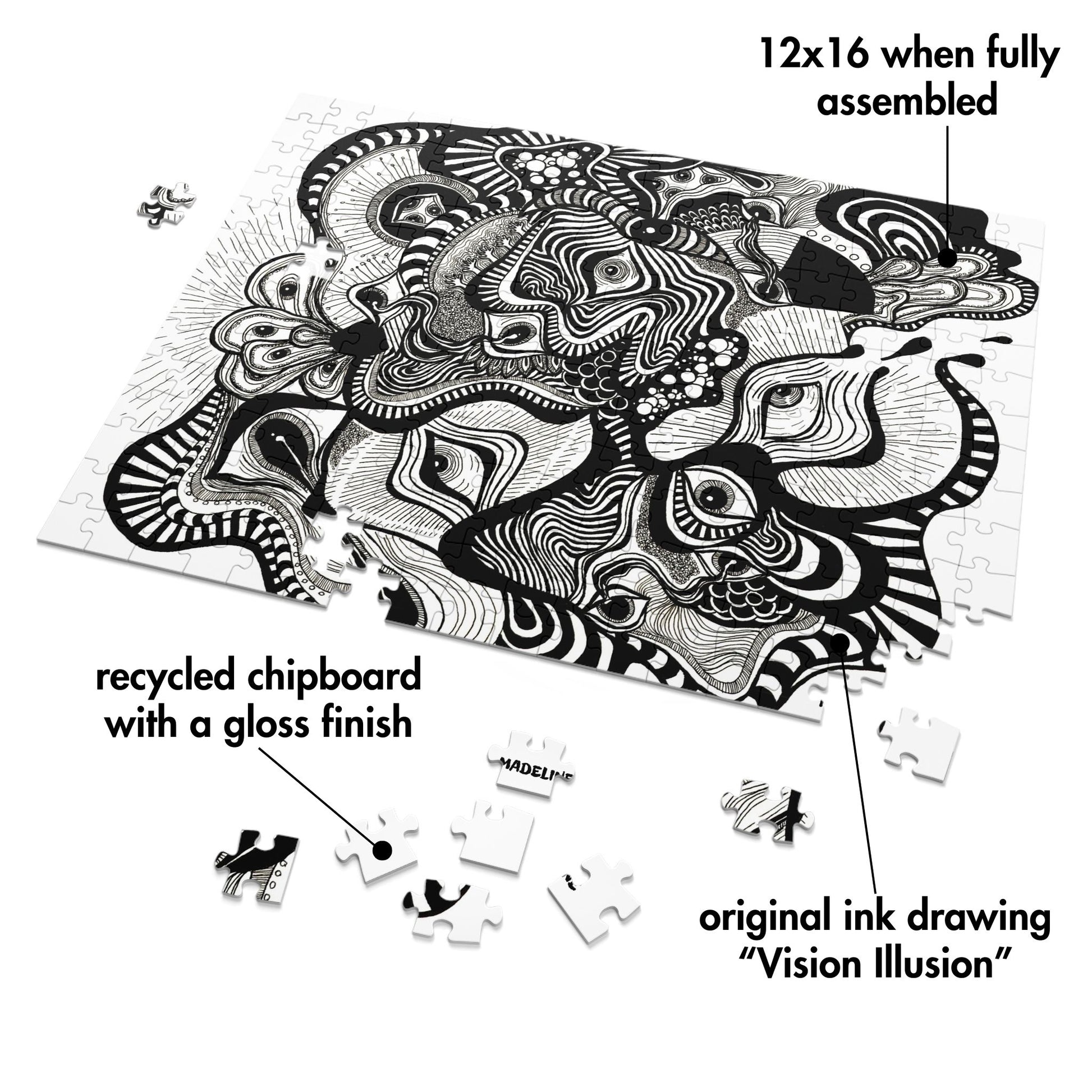 Vision Illusion - Art Jigsaw Puzzle (XAOS)