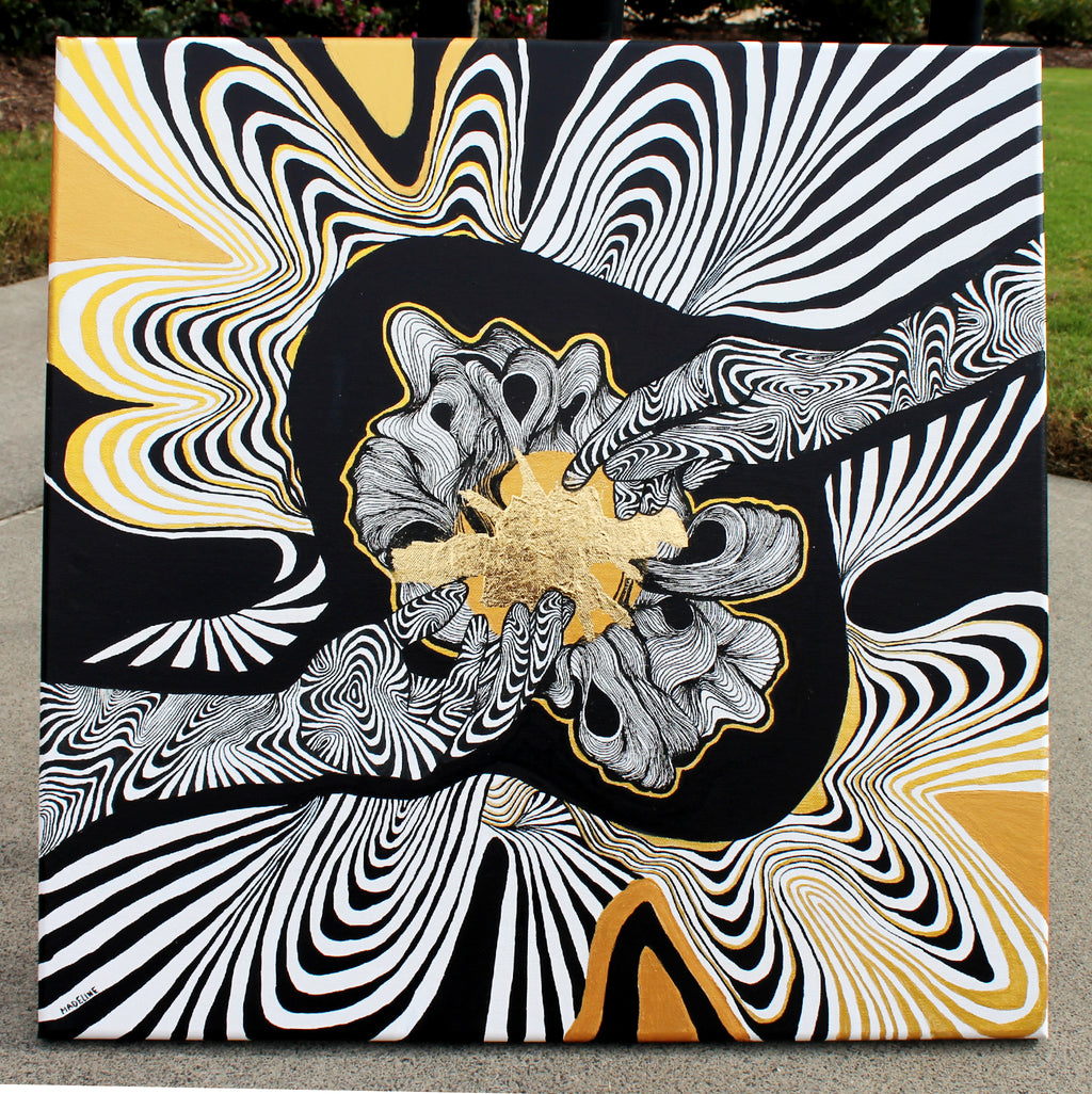 Connection - Original Canvas Painting 24x24 - *Not Currently for Sale, Message for Inquiries