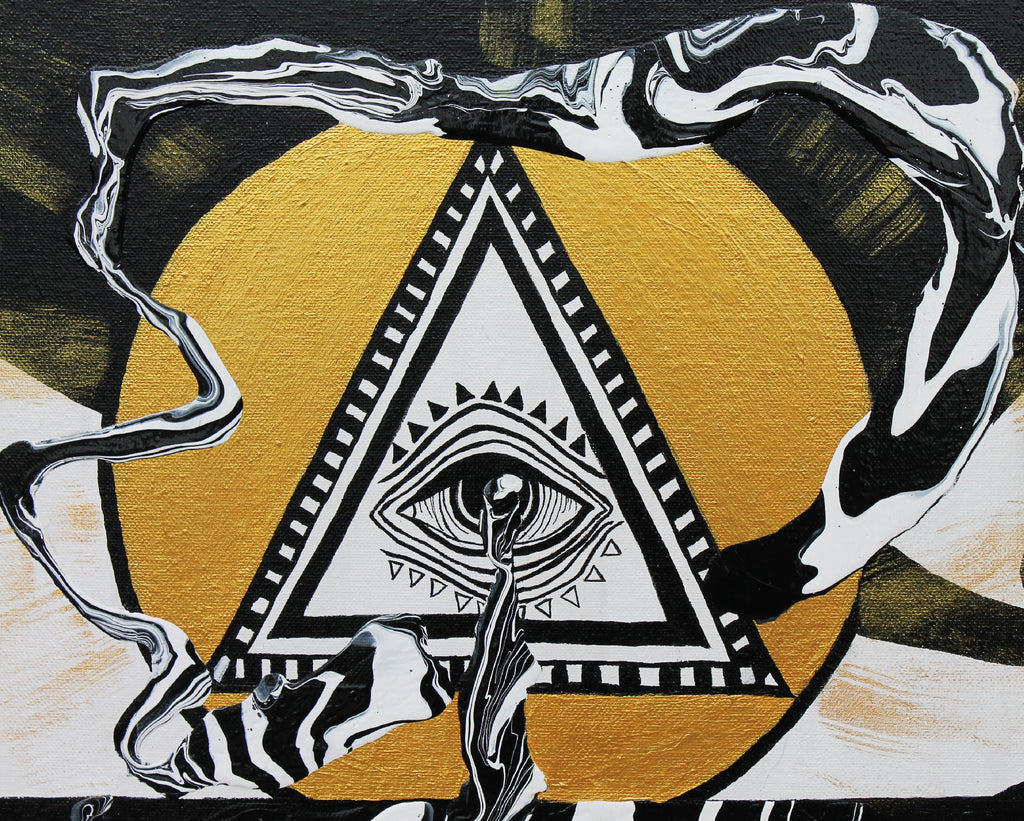 Eye of Creation -  Original 24x24 Canvas Painting