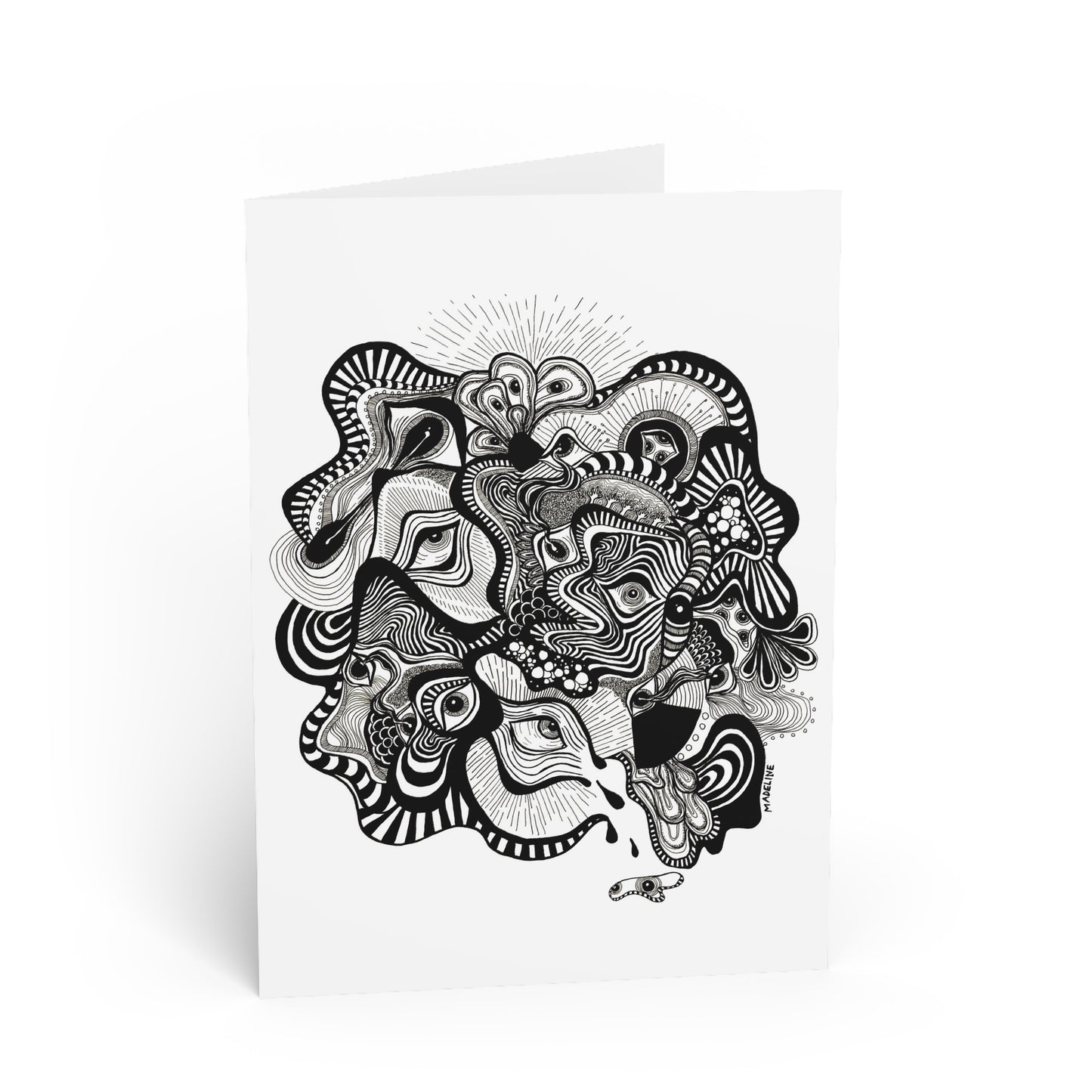 Vision Illusion - 5x7 Greeting Card (XAOS)