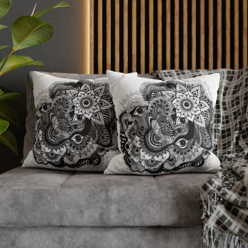 Garden of Eyes Throw Pillow