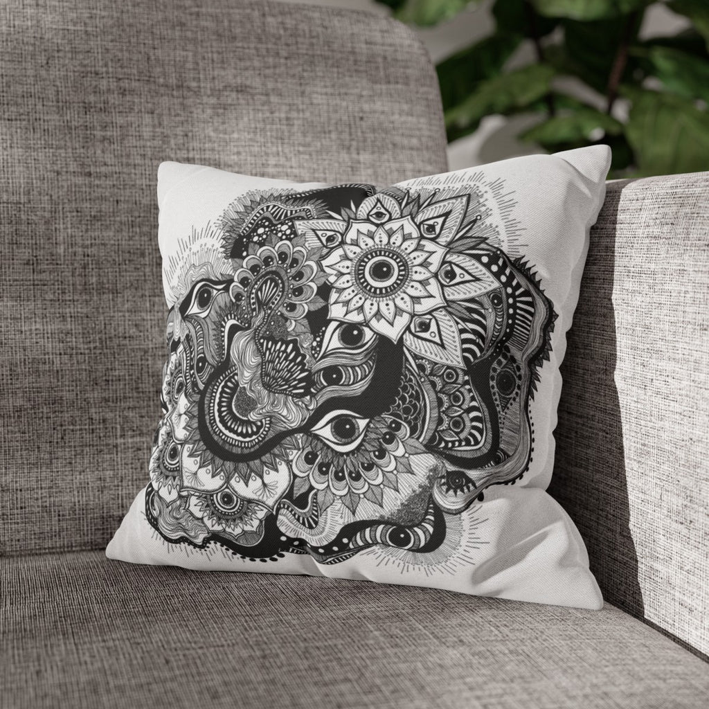 Garden of Eyes Throw Pillow