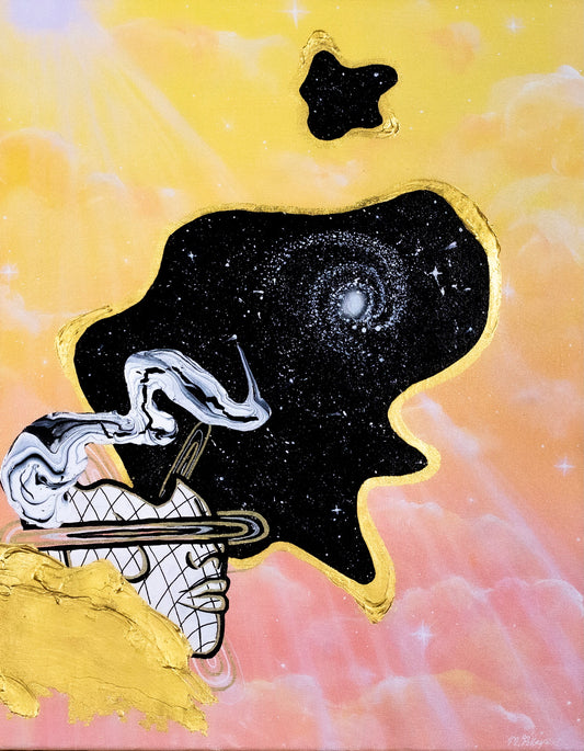 ‘HEAD IN THE CLOUDS’ Original Artwork
