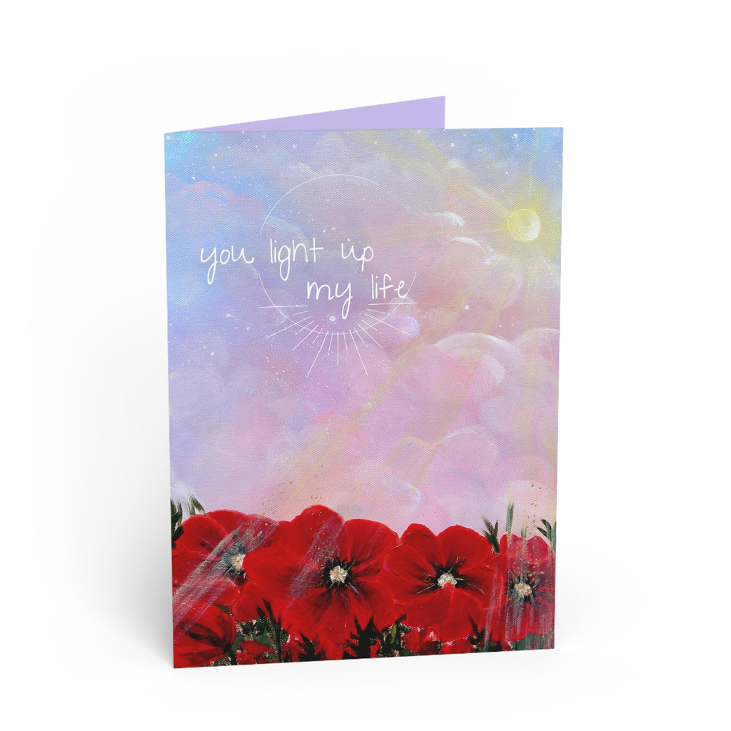 Keep Dreaming “You Light Up My Life” - 5x7 Greeting Card (XAOS)