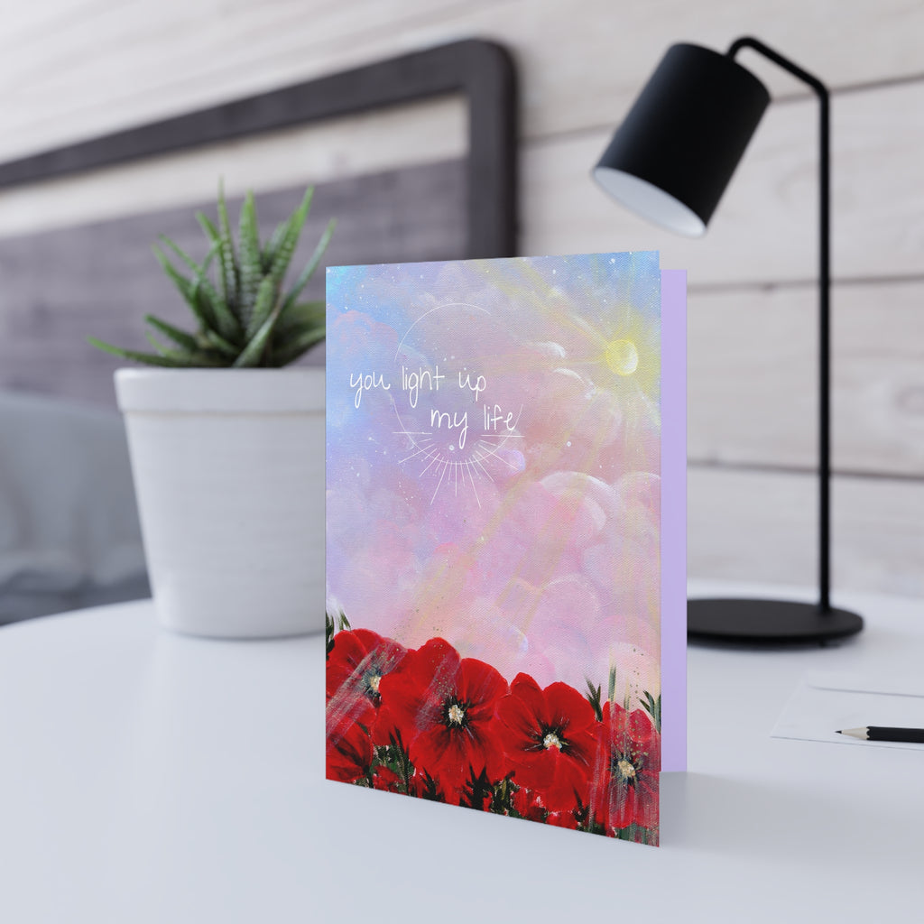 Keep Dreaming “You Light Up My Life” - 5x7 Greeting Card (XAOS)