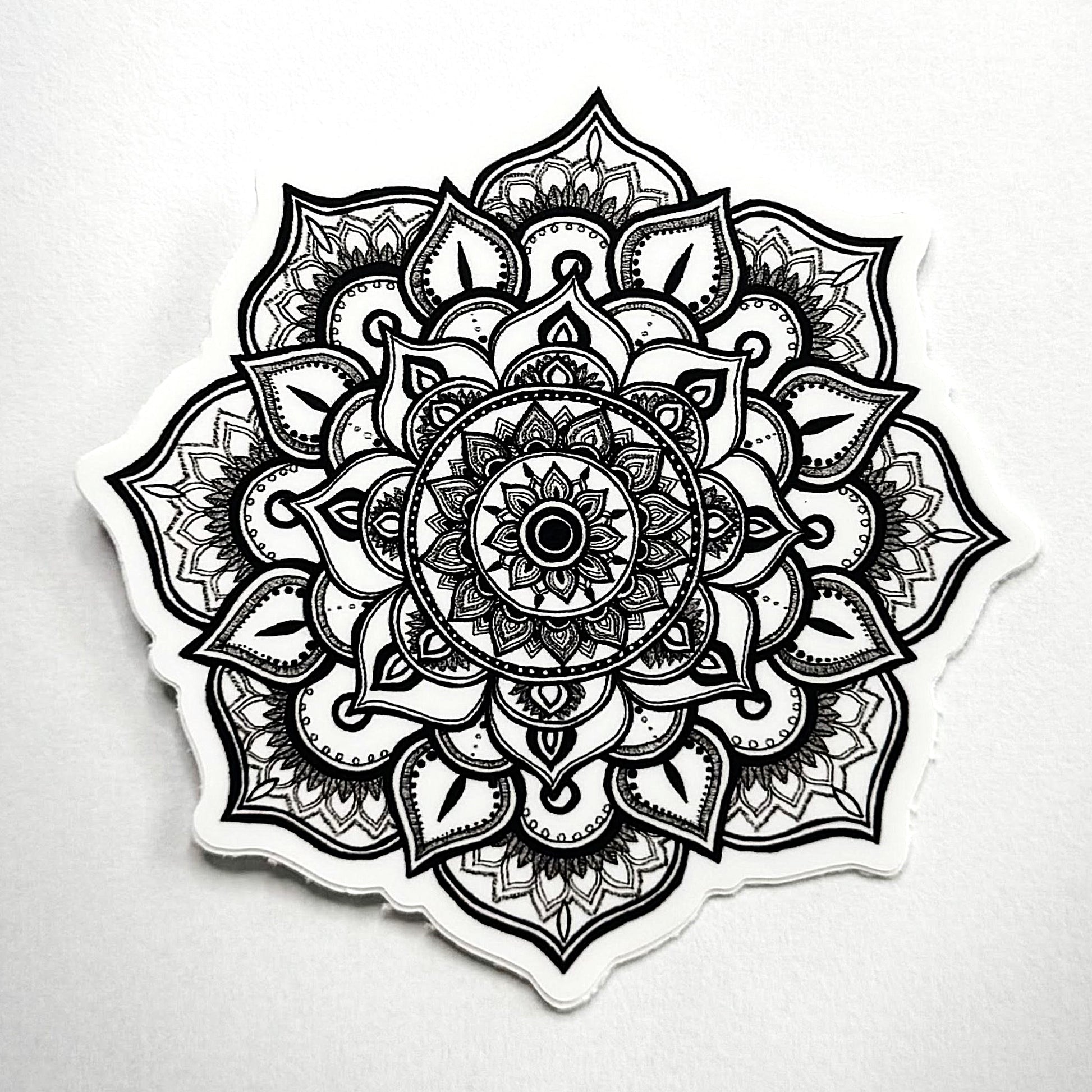 Peaceful Petals Vinyl Sticker