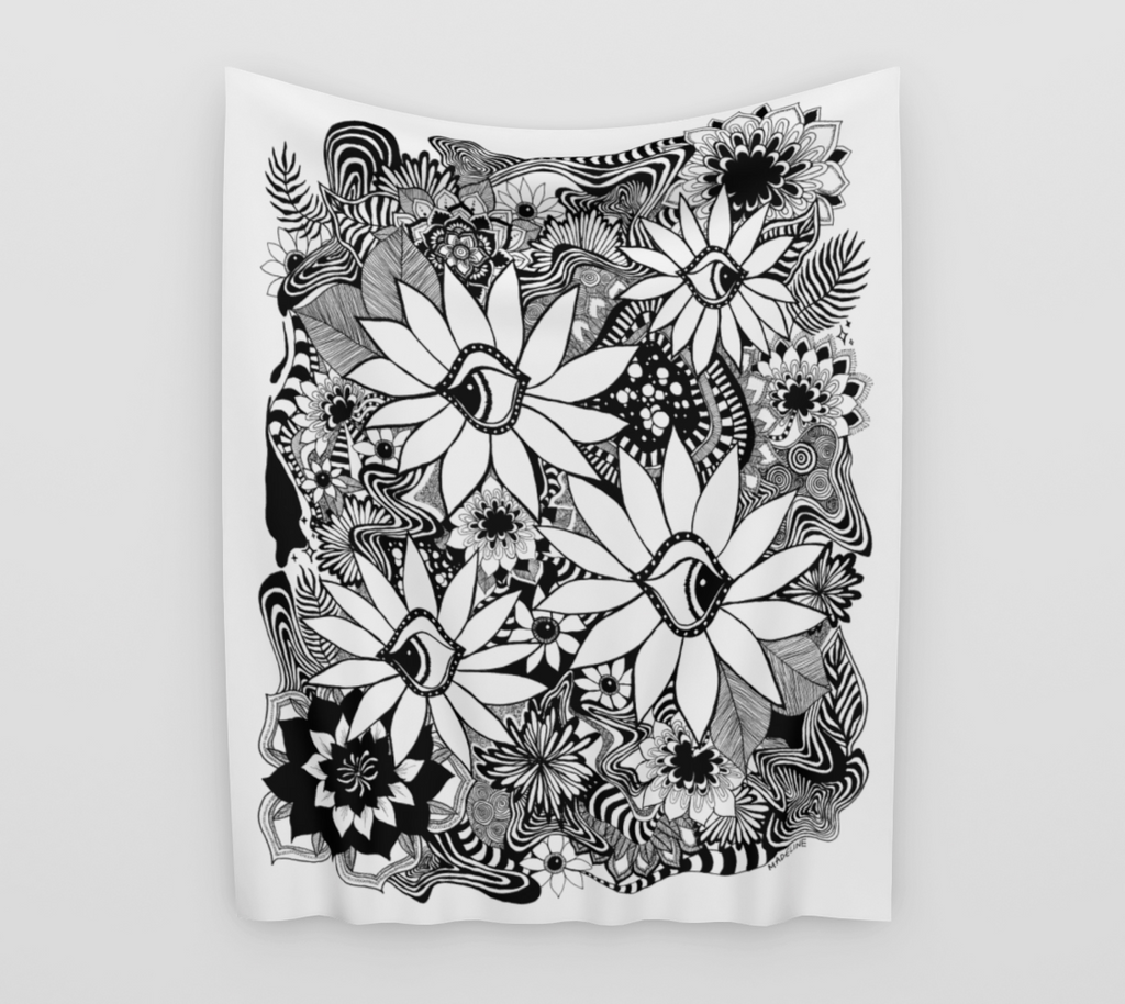 Daisy Dreamscape Tapestry