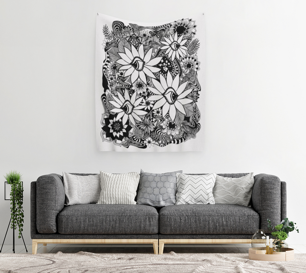 Daisy Dreamscape Tapestry