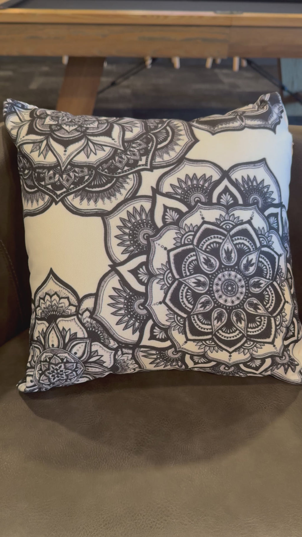 Floral Fascination Throw Pillow