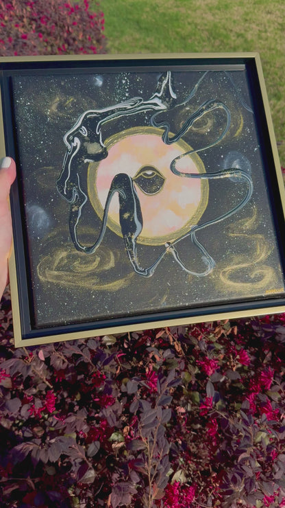 Beauty of Existence #2 - Original Framed Canvas 12x12