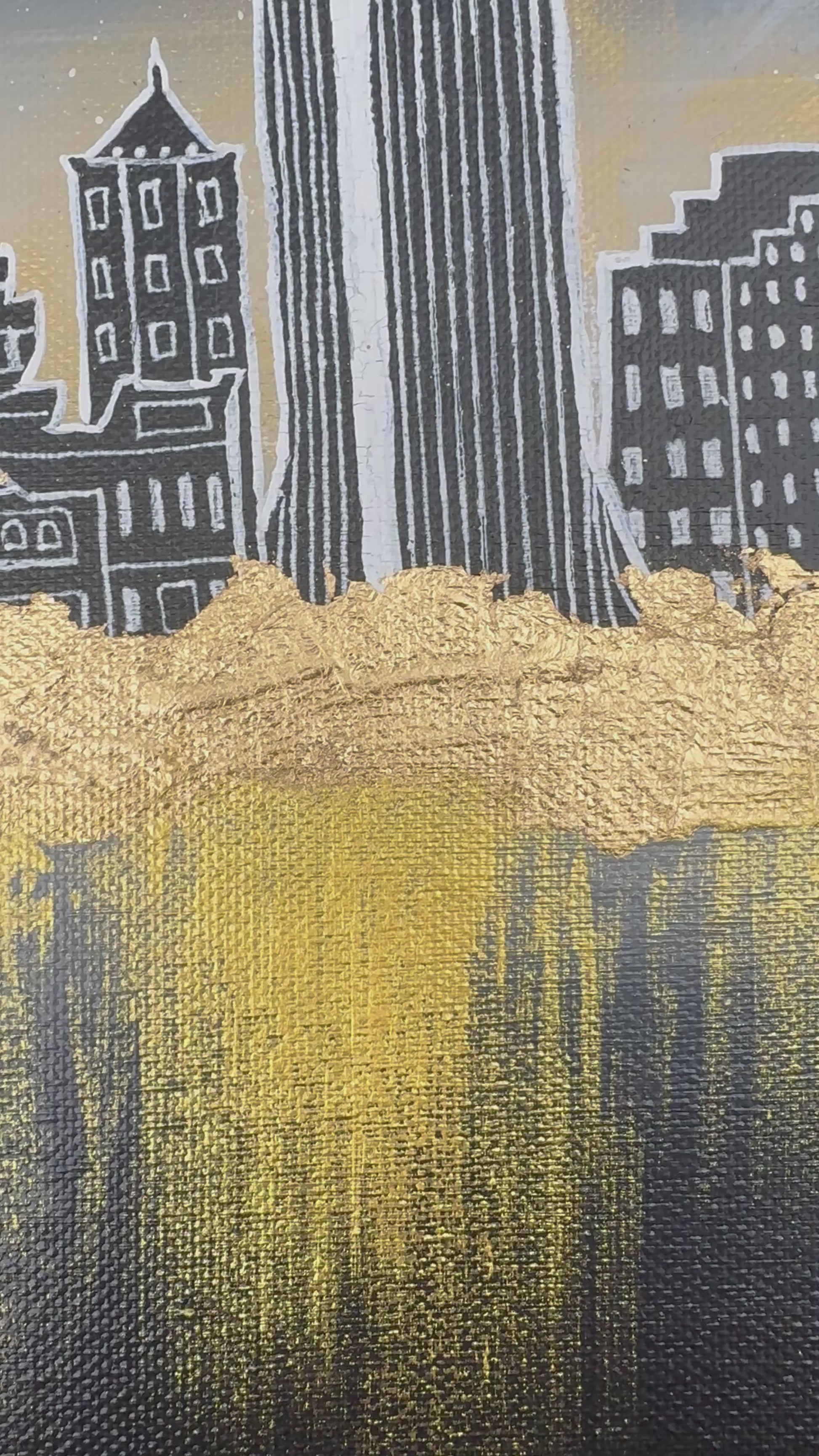Rochester, NY - Original Canvas Painting - SOLD