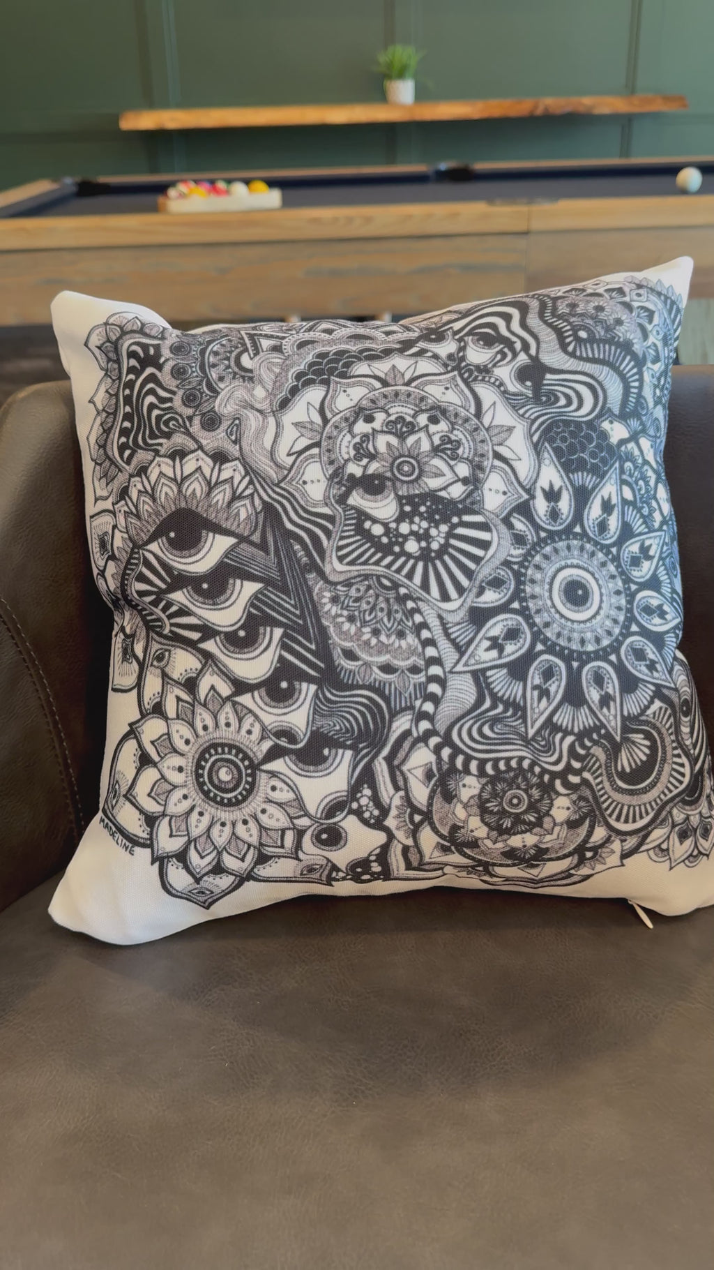Creating Again Throw Pillow