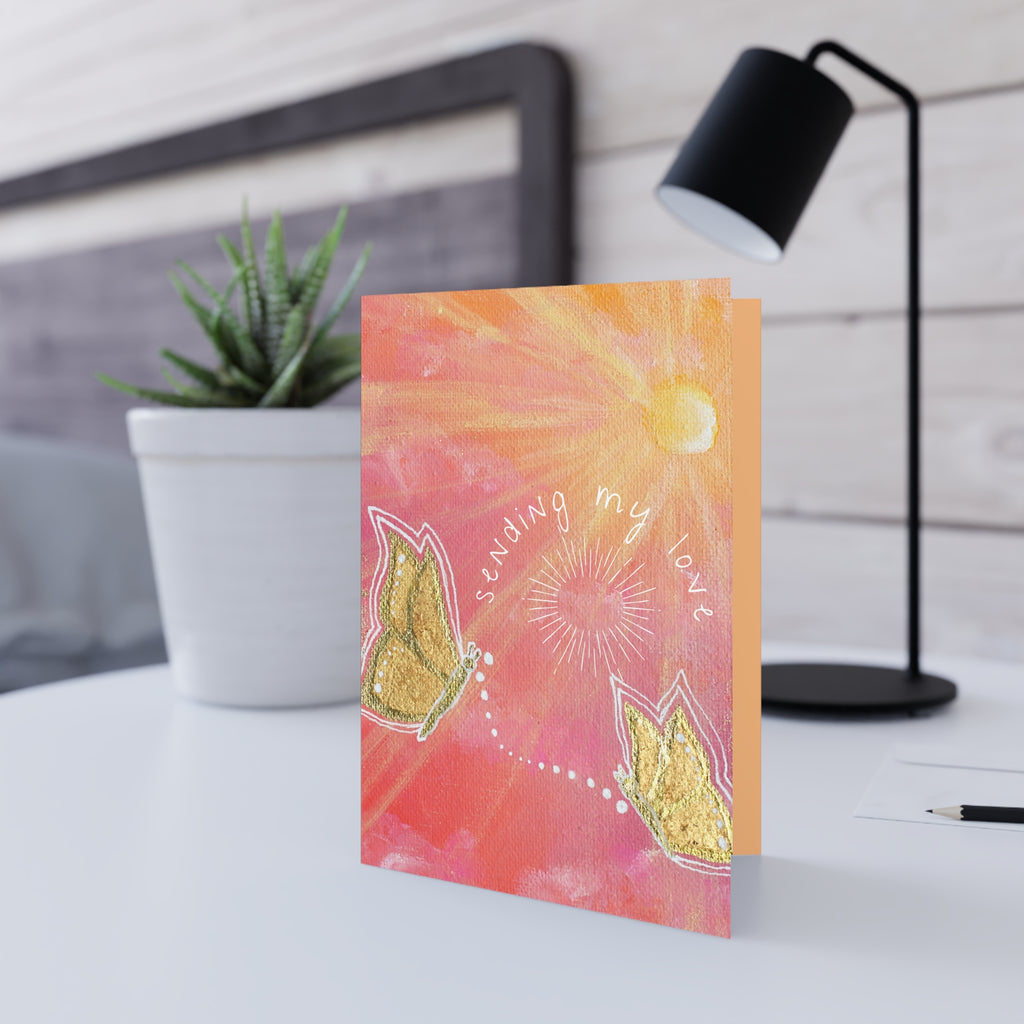 Presence "Sending My Love" - 5x7 Greeting Card