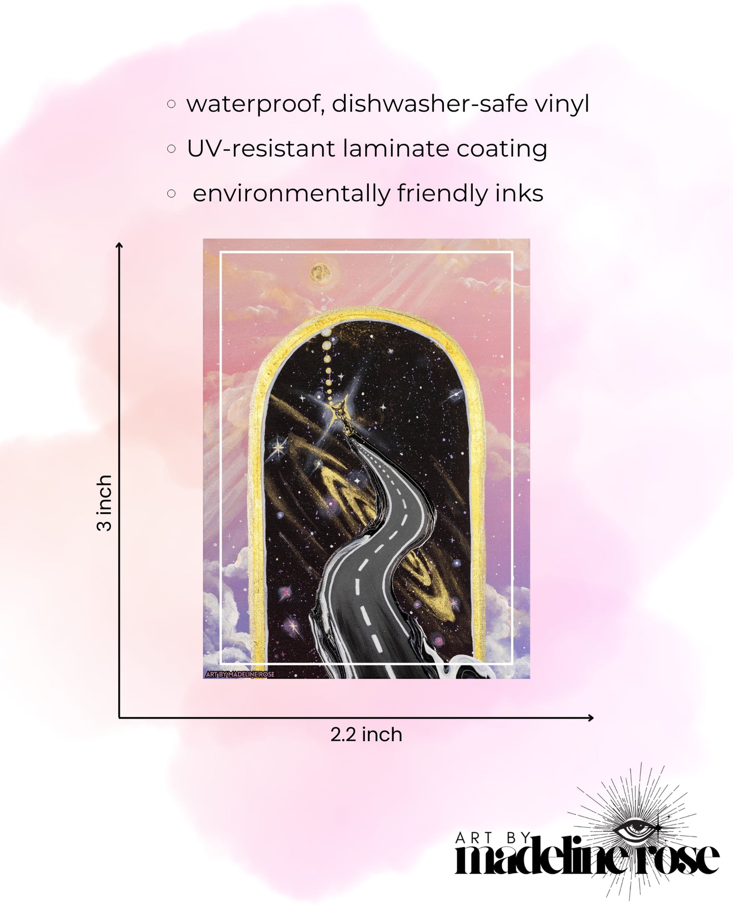 Begin Again - Waterproof Vinyl Sticker